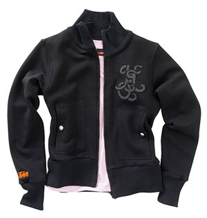 GIRLS BLACK SWEAT JACKET